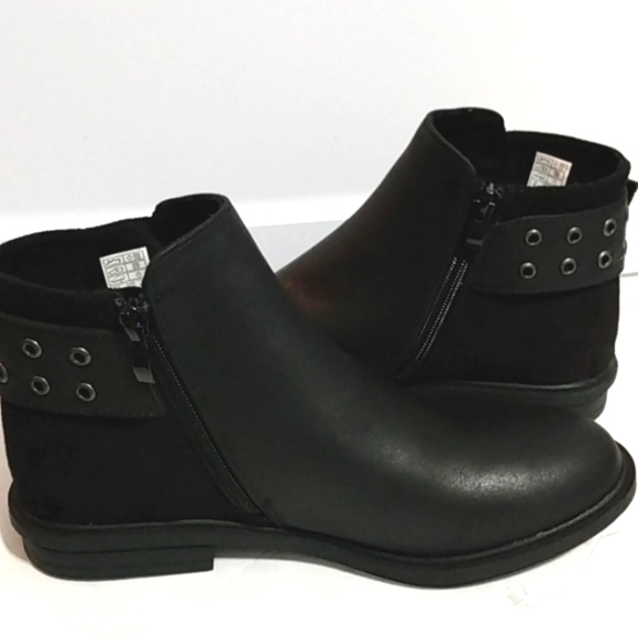 ROCKET DOG BLACK MOTO BOOTS COMBAT ANKLE BOOTIES SIZE 6 NWOT - Picture 6 of 9